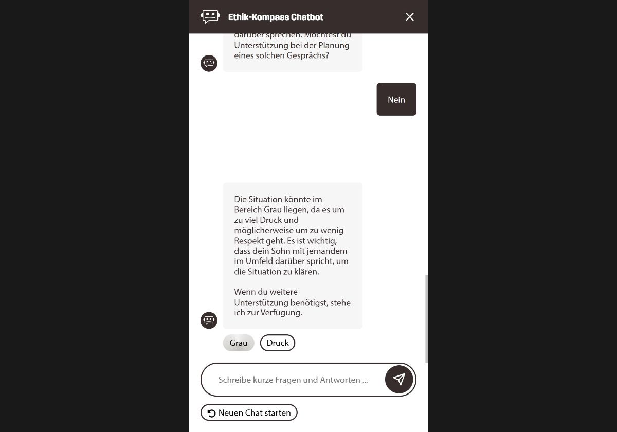Chatbot - Schritt 5