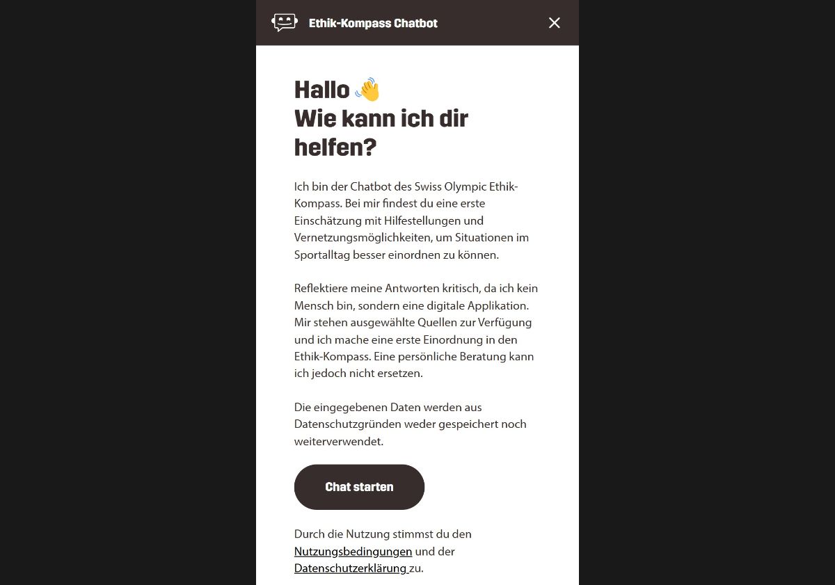 Chatbot - Schritt 1 